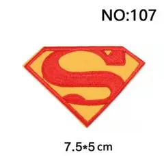 107スーパーヒーロー刺繍アイロンワッペン