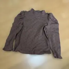 GAP 4year ブラウンドット パフスリーブ カットソー