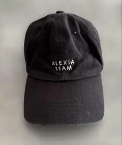 ALEXIASTAM アリシアスタン キャップ 黒 ブラック