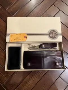 アットラスト At last コードヴァン 財布 コードバン 真鍮 バーガンディ at last&co アットラスト ウォレット コードバン ブラック 長