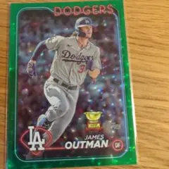 JAMES OUTMAN グリーンパラレルカード499枚シリアル