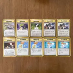 【旧裏】ポケモンカード　ジムリーダーセット／タケシ・カスミ・マチス・エリカ