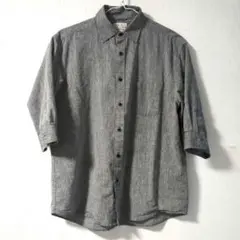 COOL MAX麻混七分シャツ