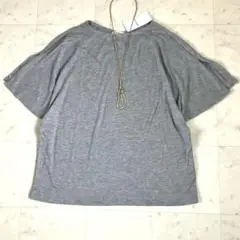 新品 アメリカンホリック カットソー ゆったり 長め 体型カバー グレー F