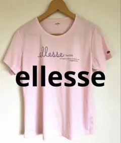ellesse エレッセ ピンク 半袖Tシャツ XL