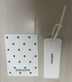 非売品　everyone rubber ラゲッジタグ