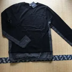 コムデギャルソンオムドゥ　ニット L ブラック・グレー