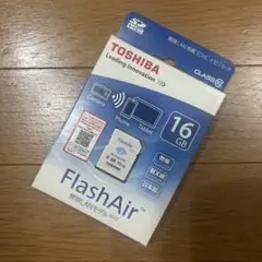 東芝 SDHCメモリーカード FlashAir 16GB SD-WC016G