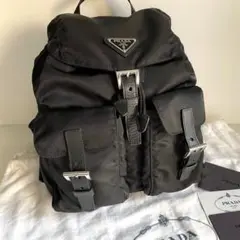 ✨日常に贅沢を✨ PRADA ナイロン リュック ブラック 黒 バックパック