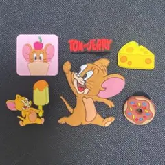 クロックスサンダルアクセサリー　ジビッツチャーム　トムとジェリー