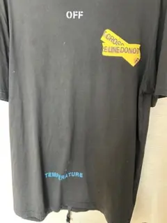 OFF-WHITE ブラック Tシャツ