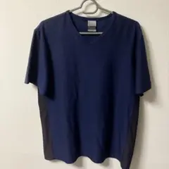 NIKE dri fit vネックTシャツ　ネイビー