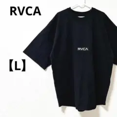 ルーカ【L】ビッグシルエット　ロゴTシャツ　半袖　ゆったり　黒　綿100% 春夏