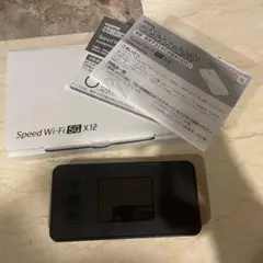 Speed Wi-Fi 5G X 12 モバイルルーター