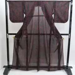 裄65.5cm☆きもの英　はなぶさ　夏物　絽　洗える長襦袢　爽やかレモンイエロー 裄65.5cm☆きもの英 はなぶさ 夏物 絽 洗える長襦袢 爽やか