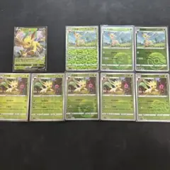 ポケカ　宝石包2　ジェムパック　リーフィア9種