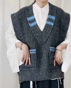 21AW FUMIKA_UCHIDA OVER VESTニットベスト