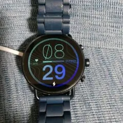 Fitスマホ連携SKAGEN スマートウォッチ 42mm ネイビー