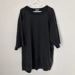 GU ウォッシュ　Tシャツ チャコールグレー　XLサイズ