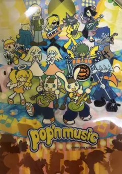 ポップンミュージック クリアポスター pop'n music KONAMI