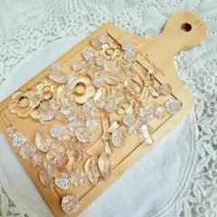 【お得】クリア系アクリルパーツ詰め合わせ50g