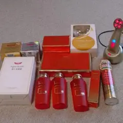 エステプロC+アクアイン100導入美顔器ゴールドシェイプローラー金と美白のゲル他