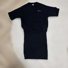 RVCA ブラック ミニワンピース 半袖