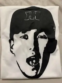 阪神タイガース　シークレット　顔Tシャツ白　小幡