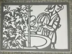 【特別割引】スイカの切り絵