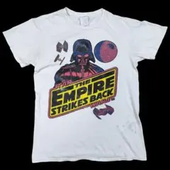 STARWARSスターウォーズ ムービーTシャツ ダースベイダーホワイトSサイズ