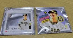 阪神タイガース 及川雅貴 アクリルプレート 缶バッジ