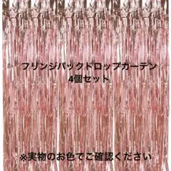 uxcell 4パックの箔フリンジバックドロップカーテン 装飾 パーティー