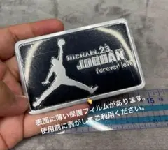 Michael Jordan 23 シルバー　車アクセサリー　車のステッカー