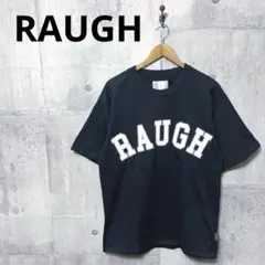RAUGH ラフ メンズ プリントT Tシャツ L ブラック
