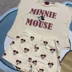 ディズニー ミニー セットアップ 100cm 半袖 半ズボン セット