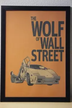 ウルフ・オブ・ウォールストリート　ポスター　額付き