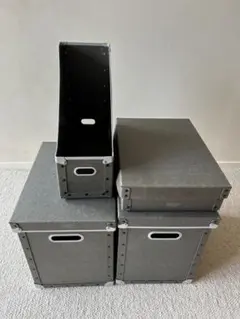 無印 硬質バルブボックス 4個セット