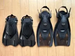 TUSA・AQA シュノーケリングフィンセット L