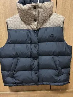 COACH ダウンベスト Sサイズ ベージュ・黒 楽天市場】コーチ ダウン ベストの通販