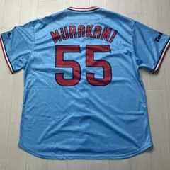 マジェスティックヤクルトスワローズcrewアップグレードユニホームL 村上宗隆