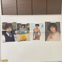 ピンナップ ビキニ 鳥越マリ 石川秀美 菊池桃子 辻沢杏子 昭和アイドル セット