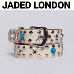 【新品】JADED LONDON Starstud ベルト ホワイト