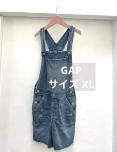 セール⚫︎GAP⚫︎デニムのハーフのサロペット XL