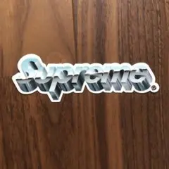 2020S supreme ステッカー クロームロゴ