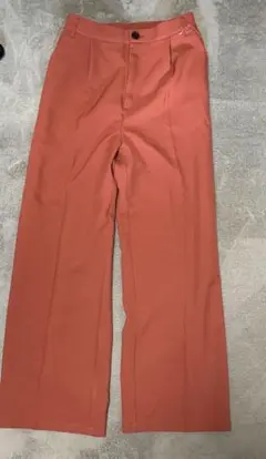 新品】vis-a-vis ビサビ　ハイウエスト　パンツ　L ￼サーモンピンク