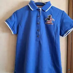 Munsingwear 青 ポロシャツ M