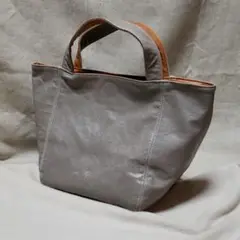 韓国 合皮 トートバッグ キャメル