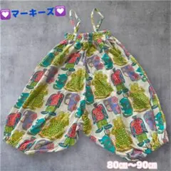マーキーズ☘️カラフルキャラクター柄 ベビー用パンツ 80-90cmプレイウェア