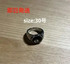 ひ*ん様 ビリヤード8ボール モチーフリング 30号