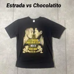 美品　ボクシング　Estrada vs Chocolatito Tシャツ 黒　L